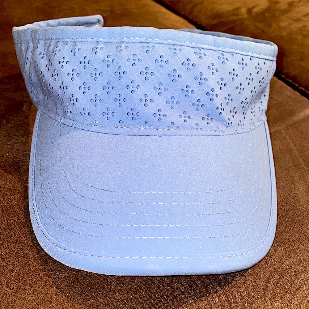 Lady Hagen Women's Perforated Golf Visor Hat Adjustable Size Blue🧢